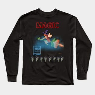 Magic Witch on a broom Long Sleeve T-Shirt